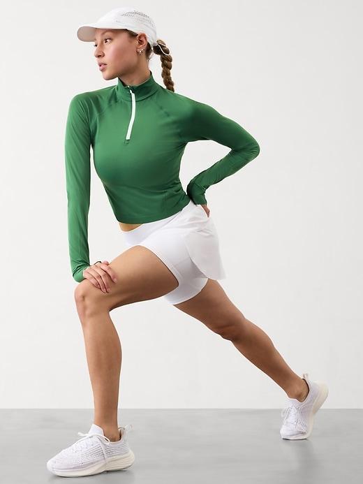 Momentum Seamless Crop Half Zip Product Image