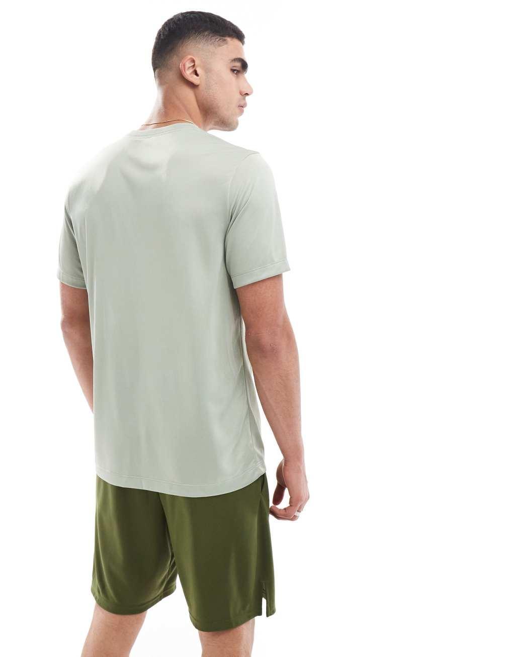 Nike Training Dri-Fit Reset t-shirt in light green Product Image