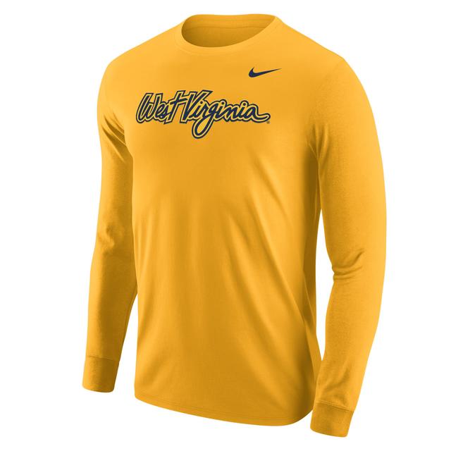 West Virginia Nike Mens College Long-Sleeve T-Shirt Product Image