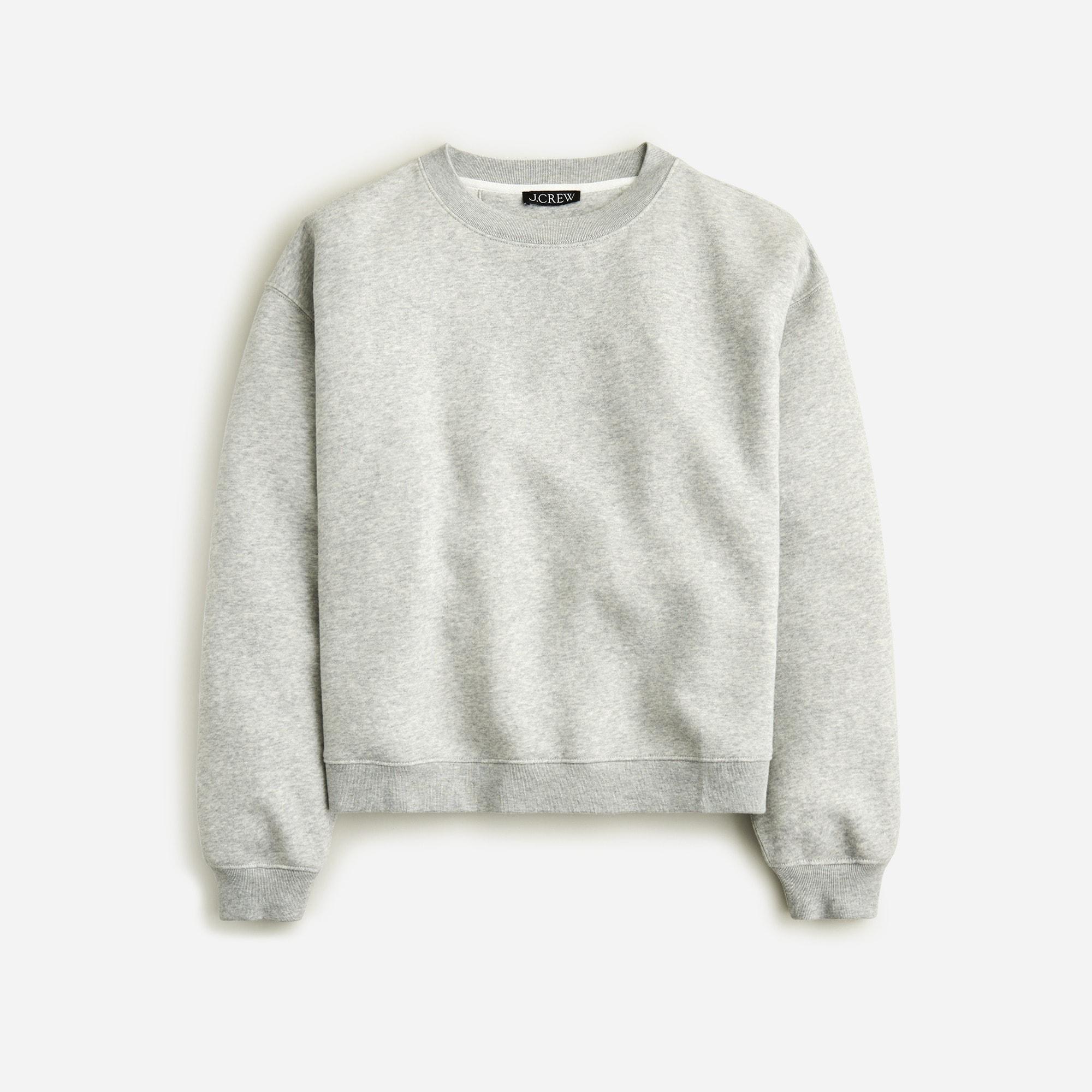 Heritage fleece cropped sweatshirt Product Image