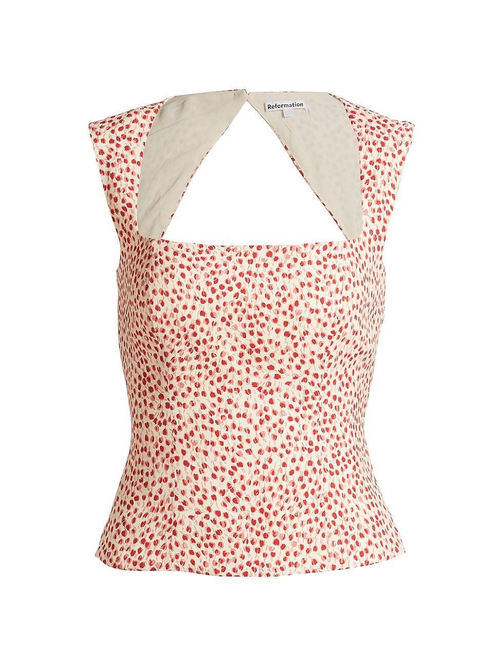 Womens Diandra Floral Sleeveless Top Product Image