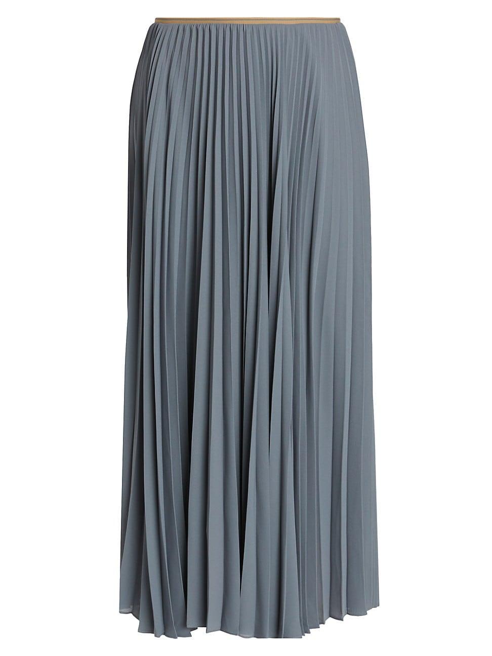 Womens Draped Pleated Skirt Product Image