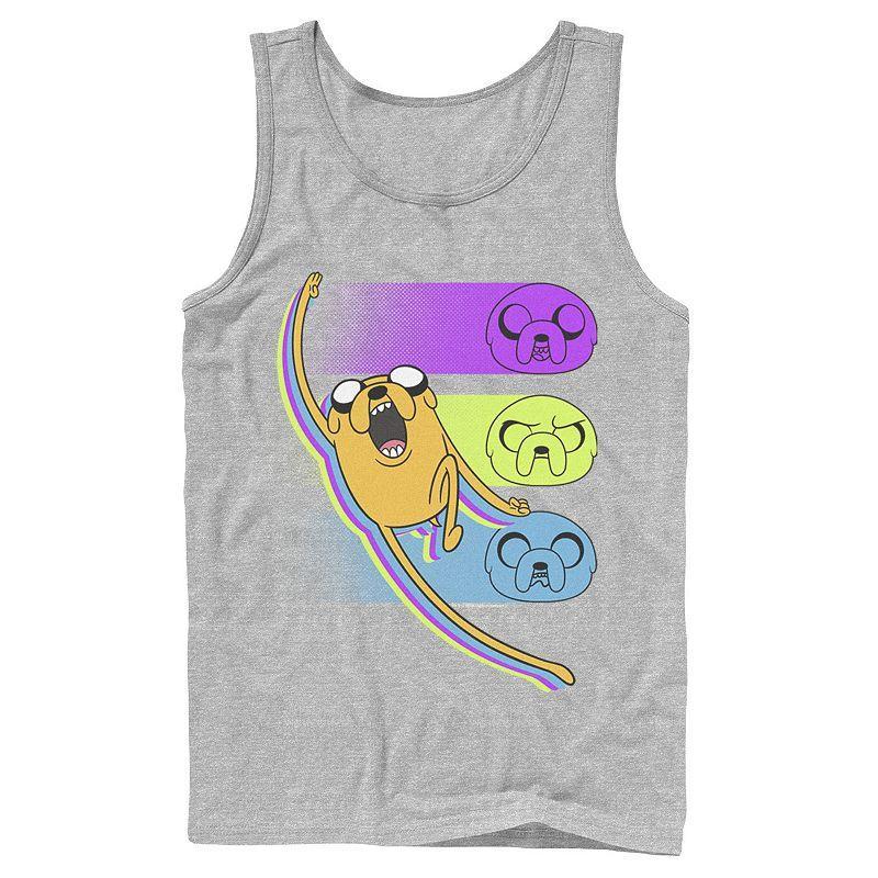 Mens Cartoon Network Adventure Time Jake Emotions Tank Top Blue Product Image