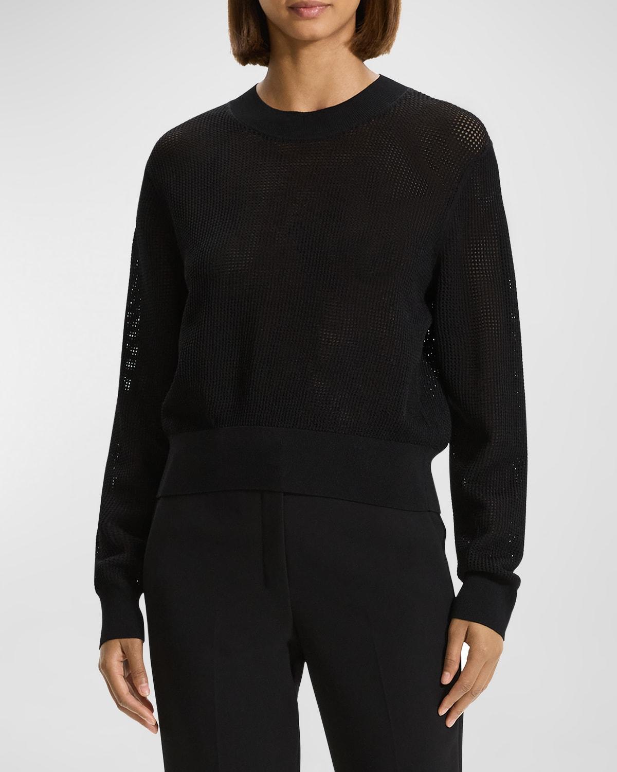 Womens Mercerized Wool-Yak Blend Sweater Product Image