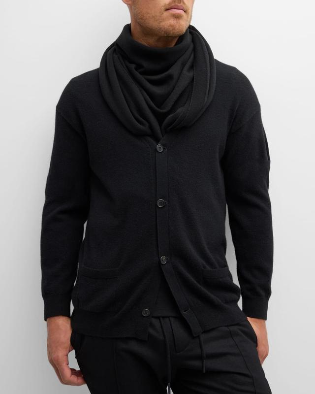 Men's Knit Akaishi Wish Wool Scarf Product Image