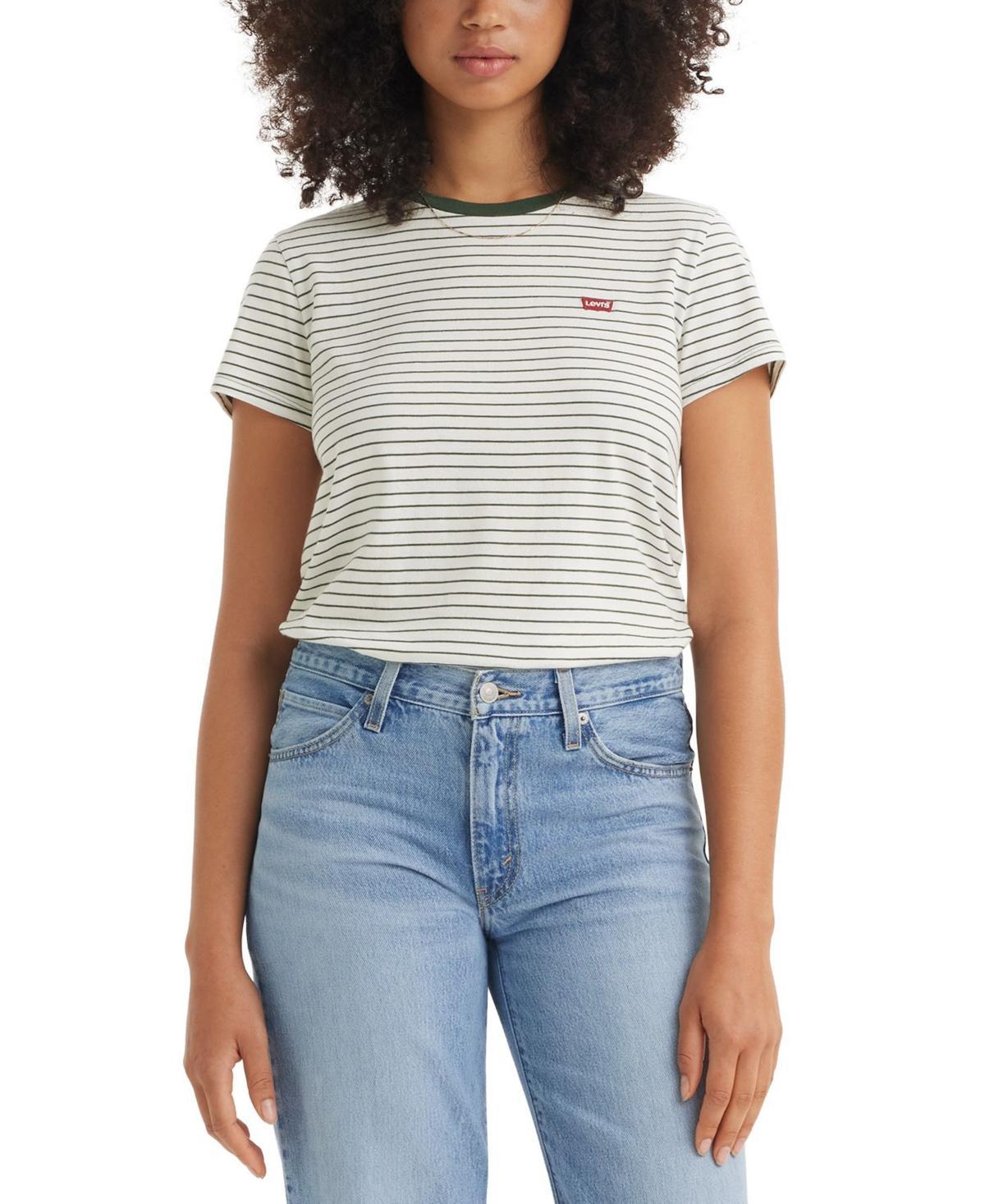 Levis Womens The Perfect Crewneck Cotton T-Shirt Product Image