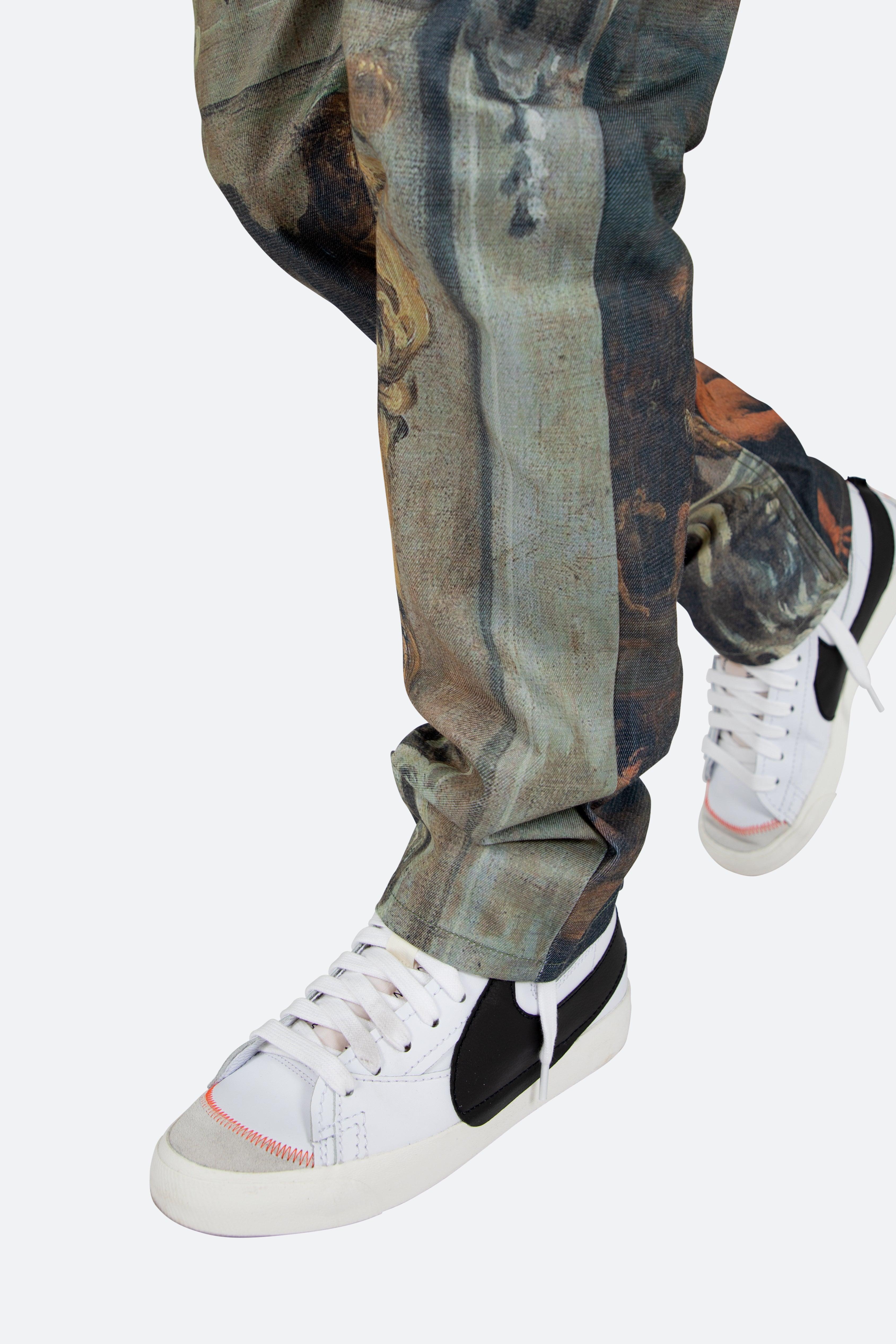 V176 Art Baggy Denim - Multi Male Product Image