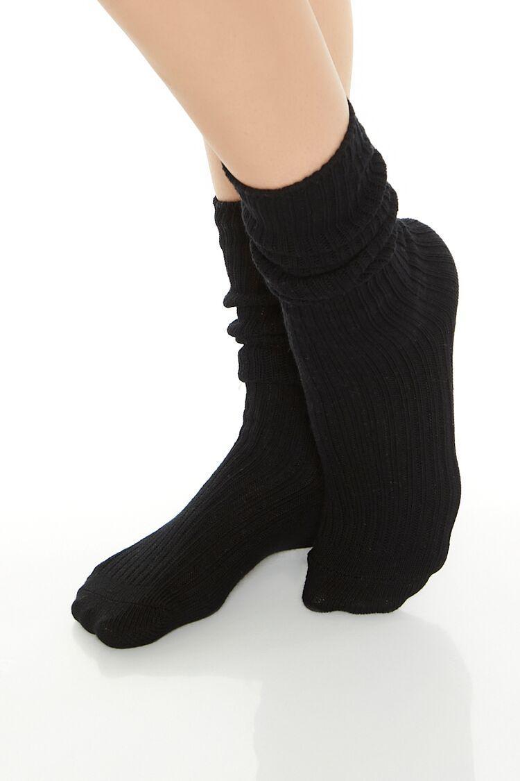 Ribbed Knit Knee-High Socks | Forever 21 Product Image