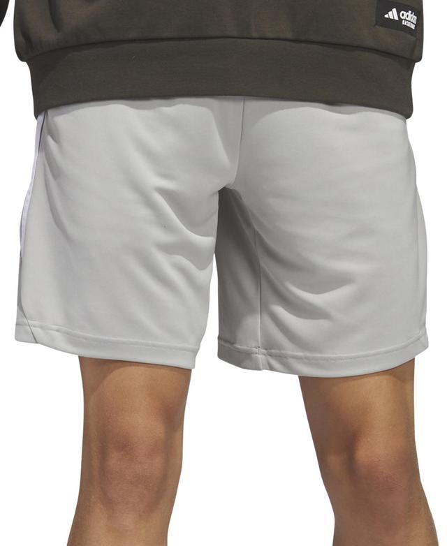 adidas Mens Legends 3-Stripes 11 Basketball Shorts - Btr Scarlet Product Image