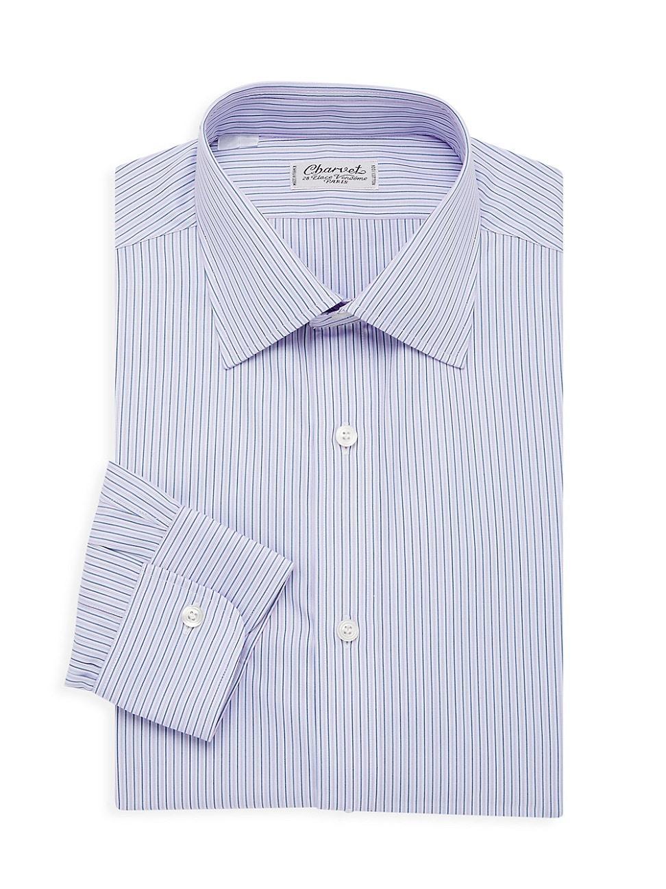 Mens Multi-Stripe Dress Shirt Product Image