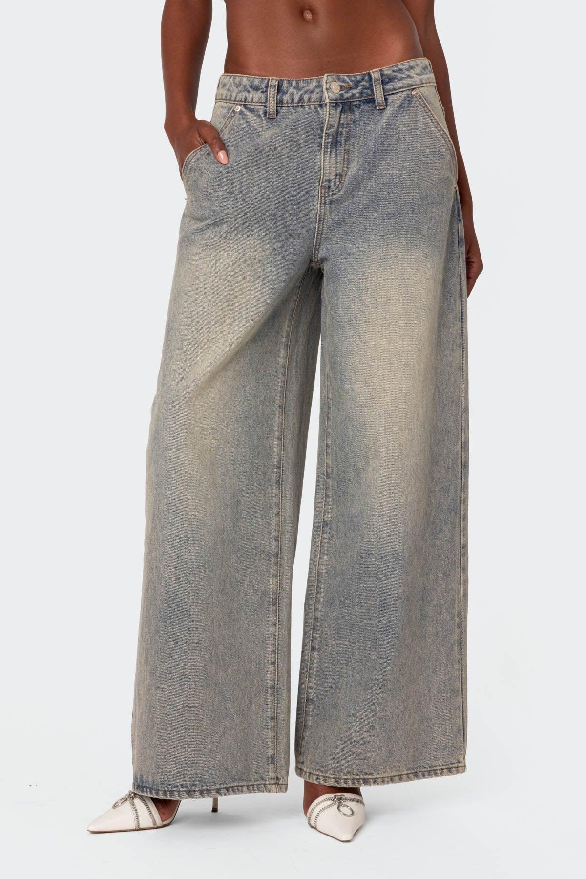 Super Baggy Wide Leg Jeans Product Image