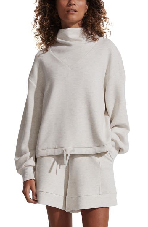 Varley Betsy Sweat (Ivory Marl) Women's Clothing Product Image