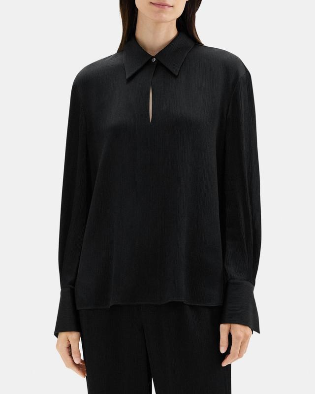 Popover Blouse in Crinkled Viscose Product Image