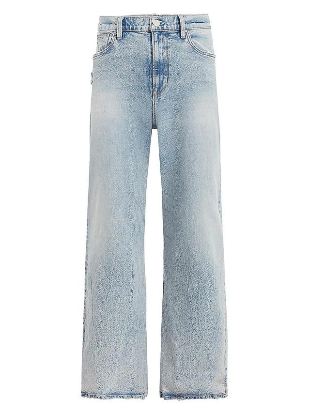 Mens Stretch Wide-Leg Jeans Product Image