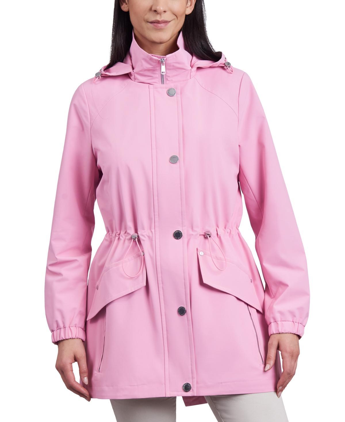 London Fog Womens Water-Resistant Hooded Anorak Coat Product Image