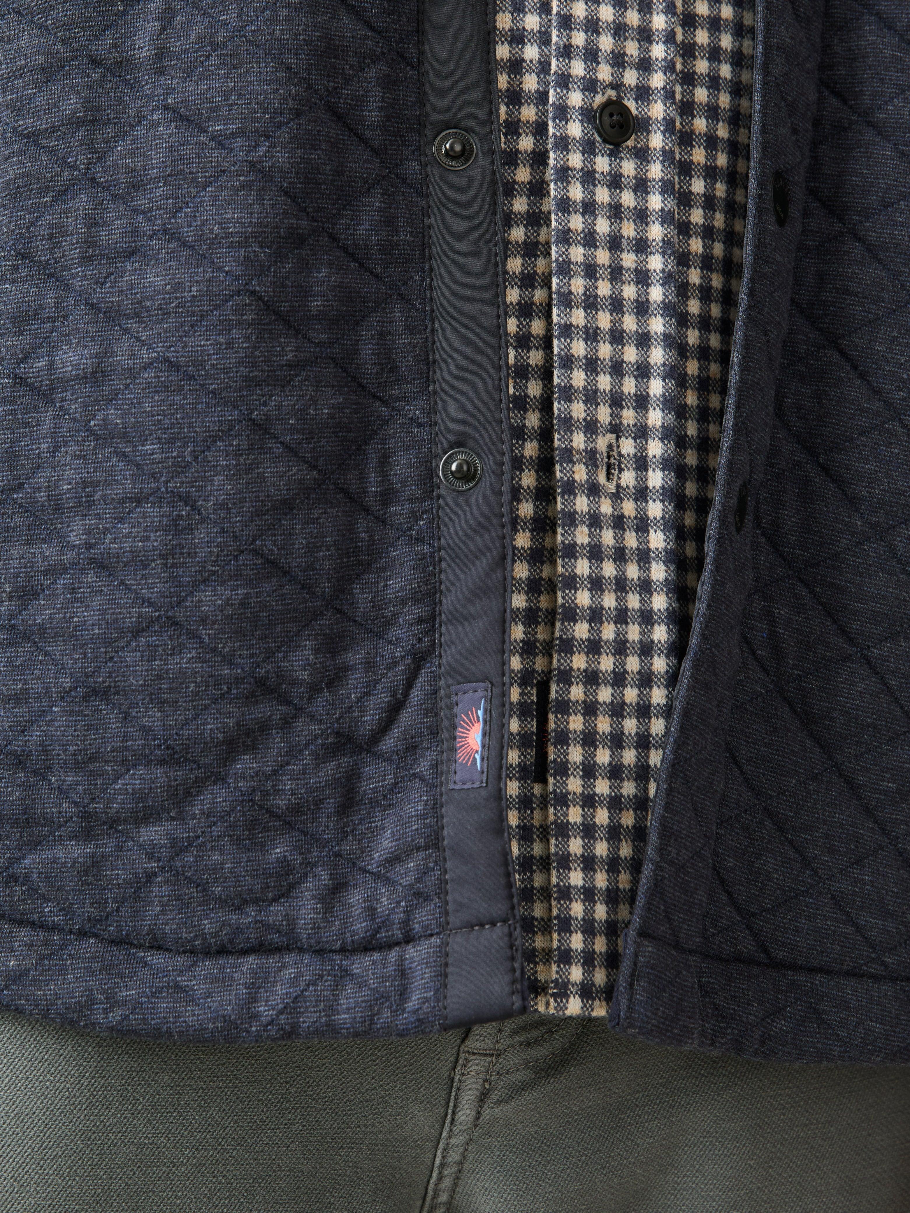 Epic Quilted Fleece CPO (Tall) - Navy Melange Male Product Image