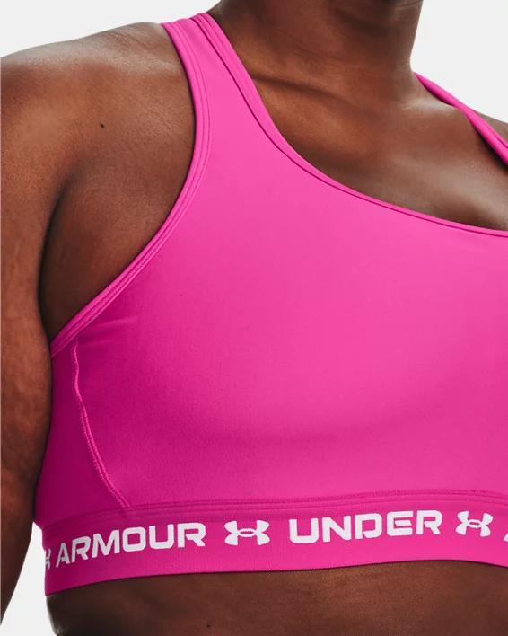 Women's Armour® Mid Crossback Sports Bra Product Image