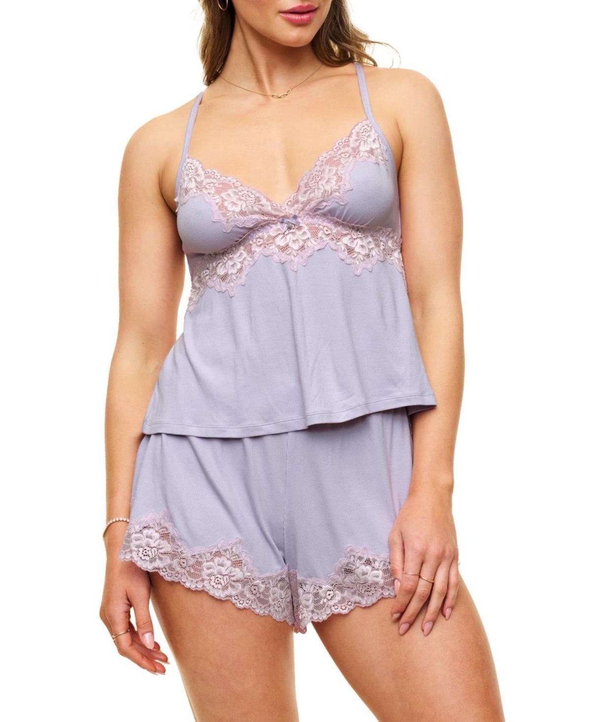 Adore Me Womens Lora Pajama Cami & Shorts Set Product Image