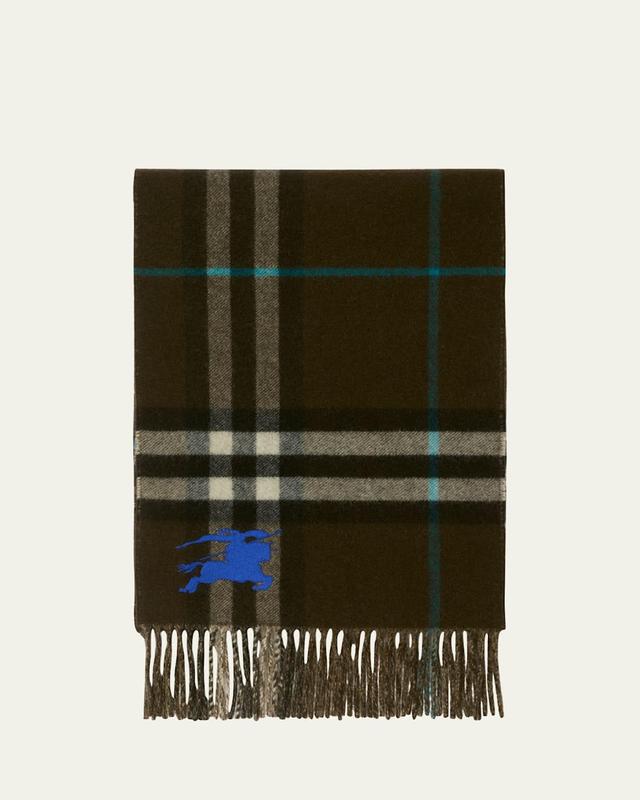 Mens Reversible Cashmere EKD Scarf Product Image