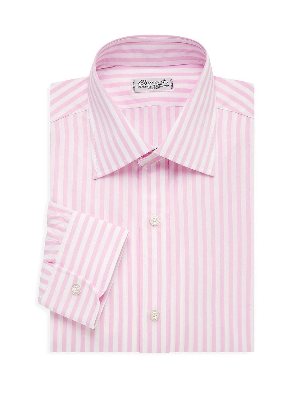 Mens Barrell Stripe Dress Shirt Product Image