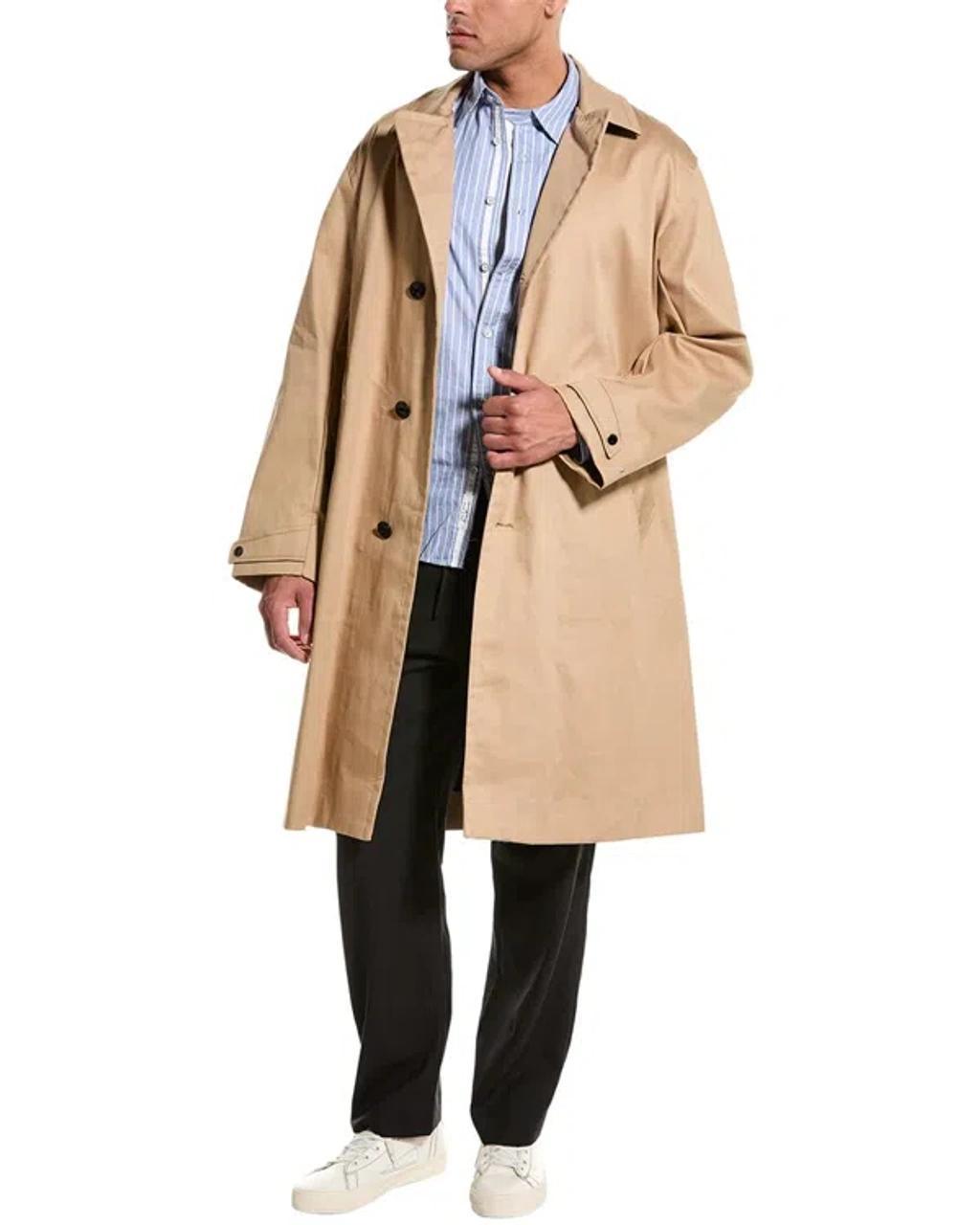 Slater Trench Coat In Brown Product Image