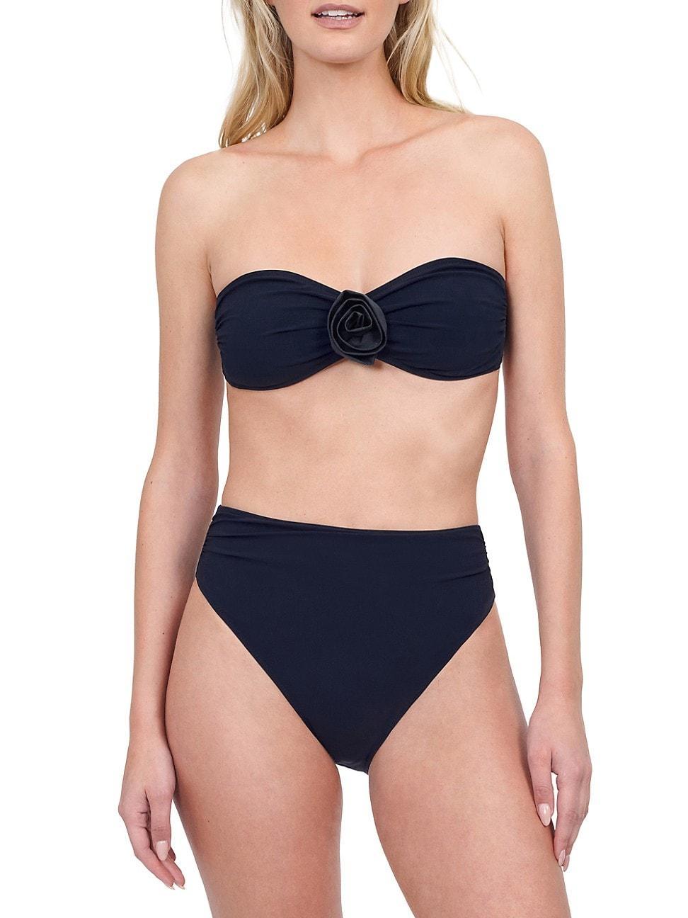 Womens Rose Bud Two-Piece Swimsuit Product Image