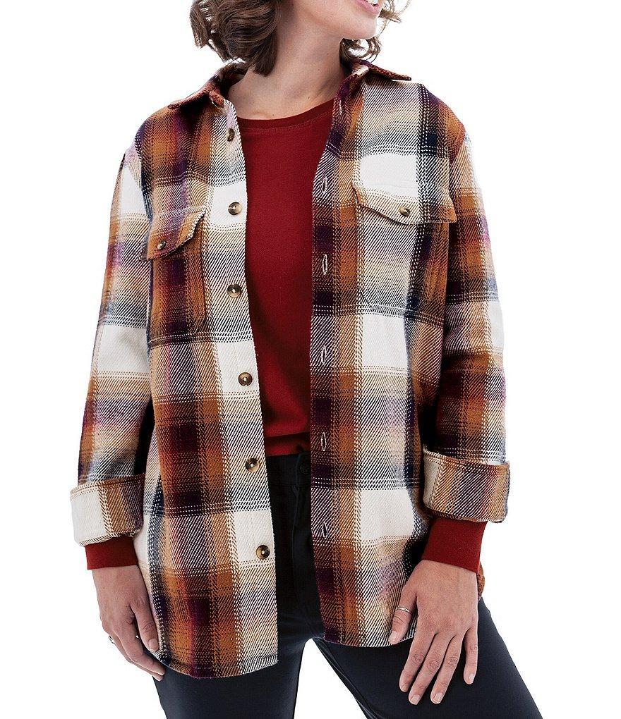 Aventura Overton Big Collared Long Sleeve Blanket Shirt Product Image