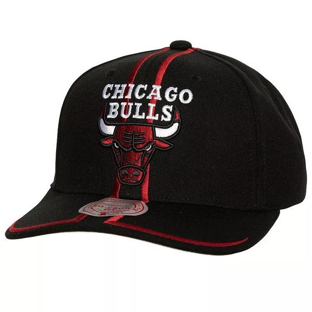 Mens Mitchell & Ness Black Chicago Bulls Hardwood Classics 1998 Nba Draft Commemorative Adjustable Hat Product Image