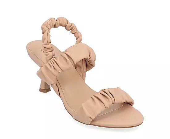 Journee Collection Womens Amaree Ruched Sandals Product Image