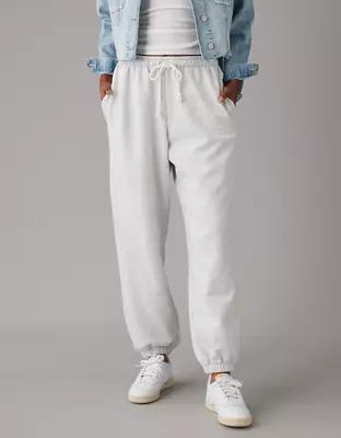 AE High-Waisted Baggiest Fleece Jogger product image