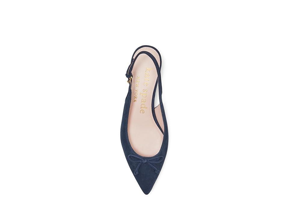 kate spade new york Womens Veronica Flat Pointed Toe Slingback Ballet Flats Product Image