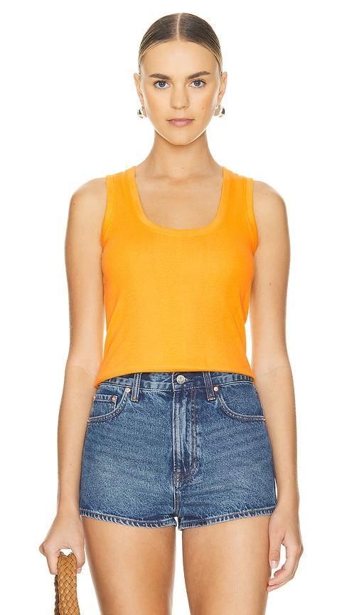 Cotton Rib Crop Tank Product Image