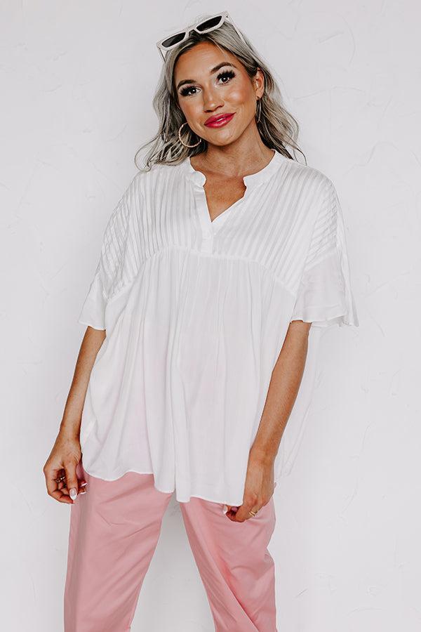 Cute Crew Shift Top in Ivory product image