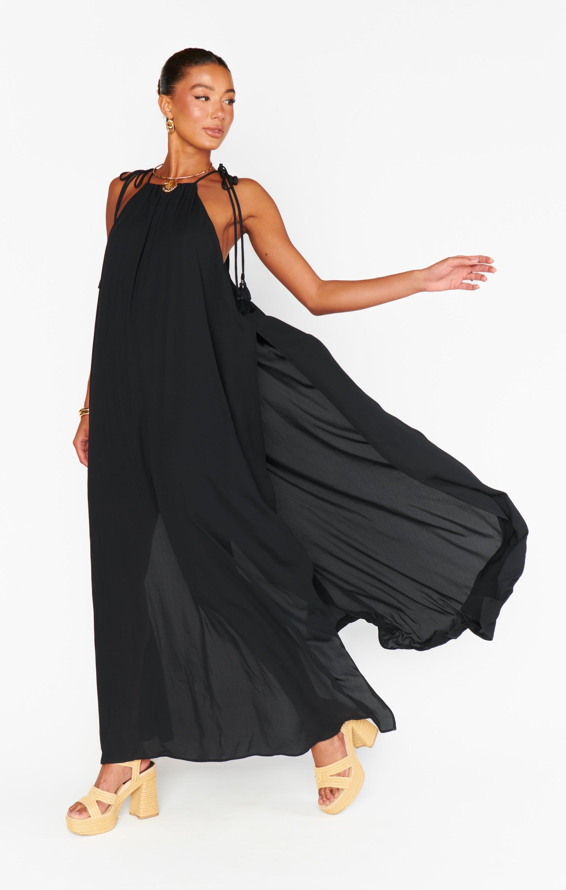 Rochester Maxi Dress ~ Black Product Image