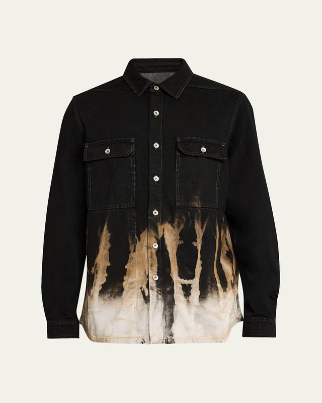 Mens Flame Denim Overshirt Product Image