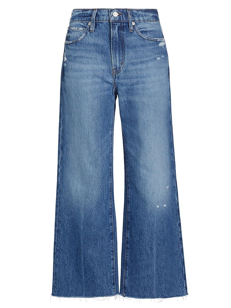 Womens The Relaxed Straight Mid-Rise Jeans Product Image