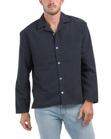 Corduroy Shirt for Men | Polyester Product Image