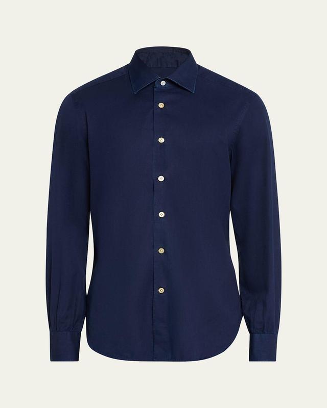 Mens Chambray Sport Shirt Product Image