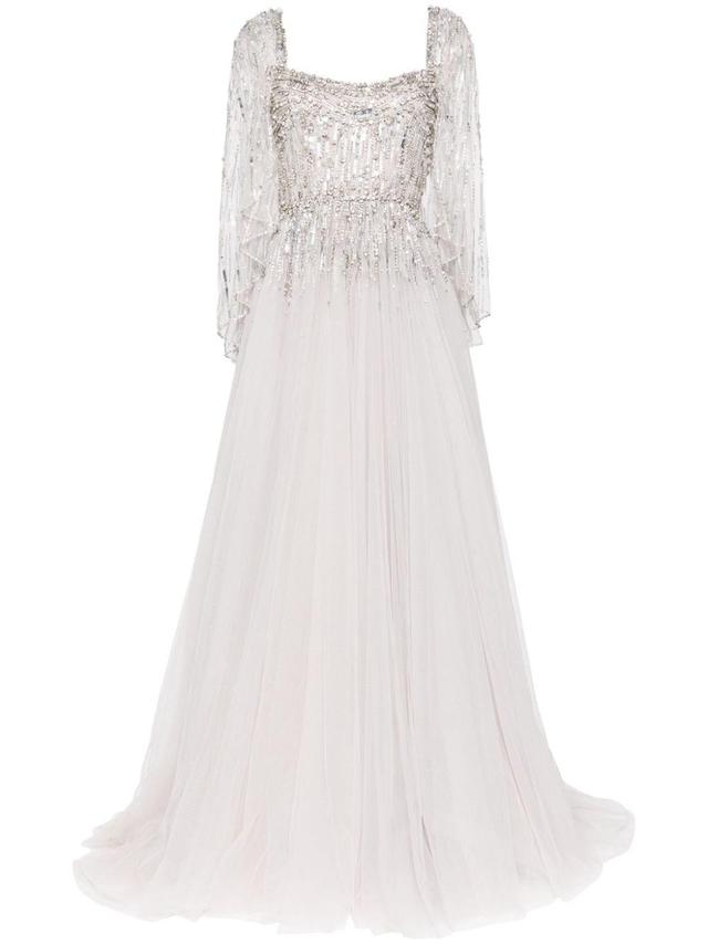 Bunny Blooms sequin-embellished gown Product Image