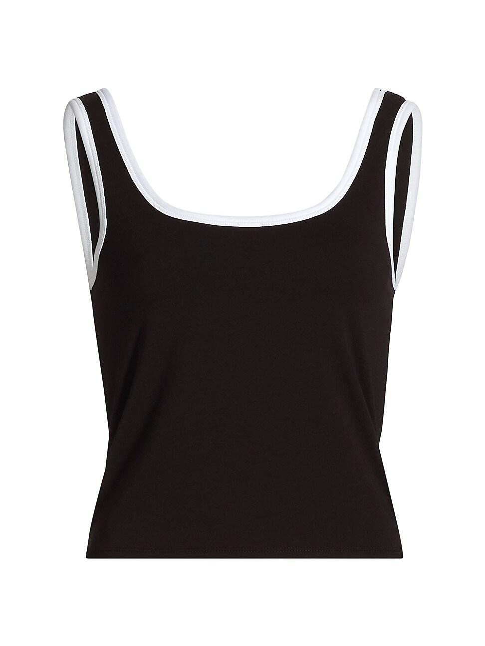 Womens Stretch Cotton-Blend Tank Top Product Image