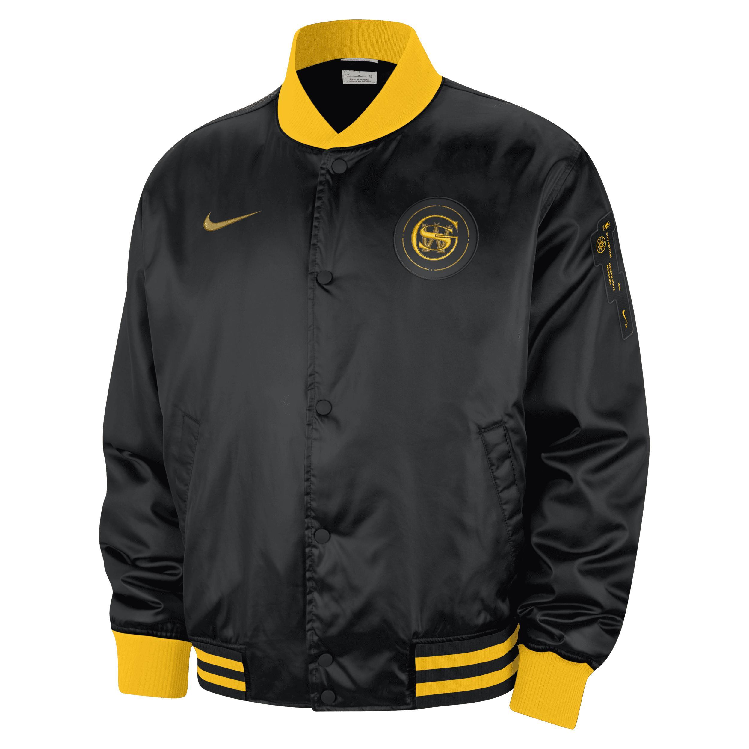 Golden State Warriors 2023/24 City Edition Nike Men's NBA Jacket Product Image