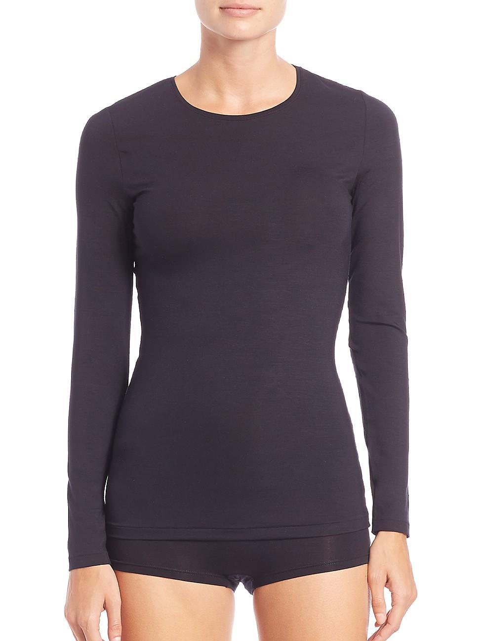 Womens Soft Touch Long-Sleeve Top Product Image