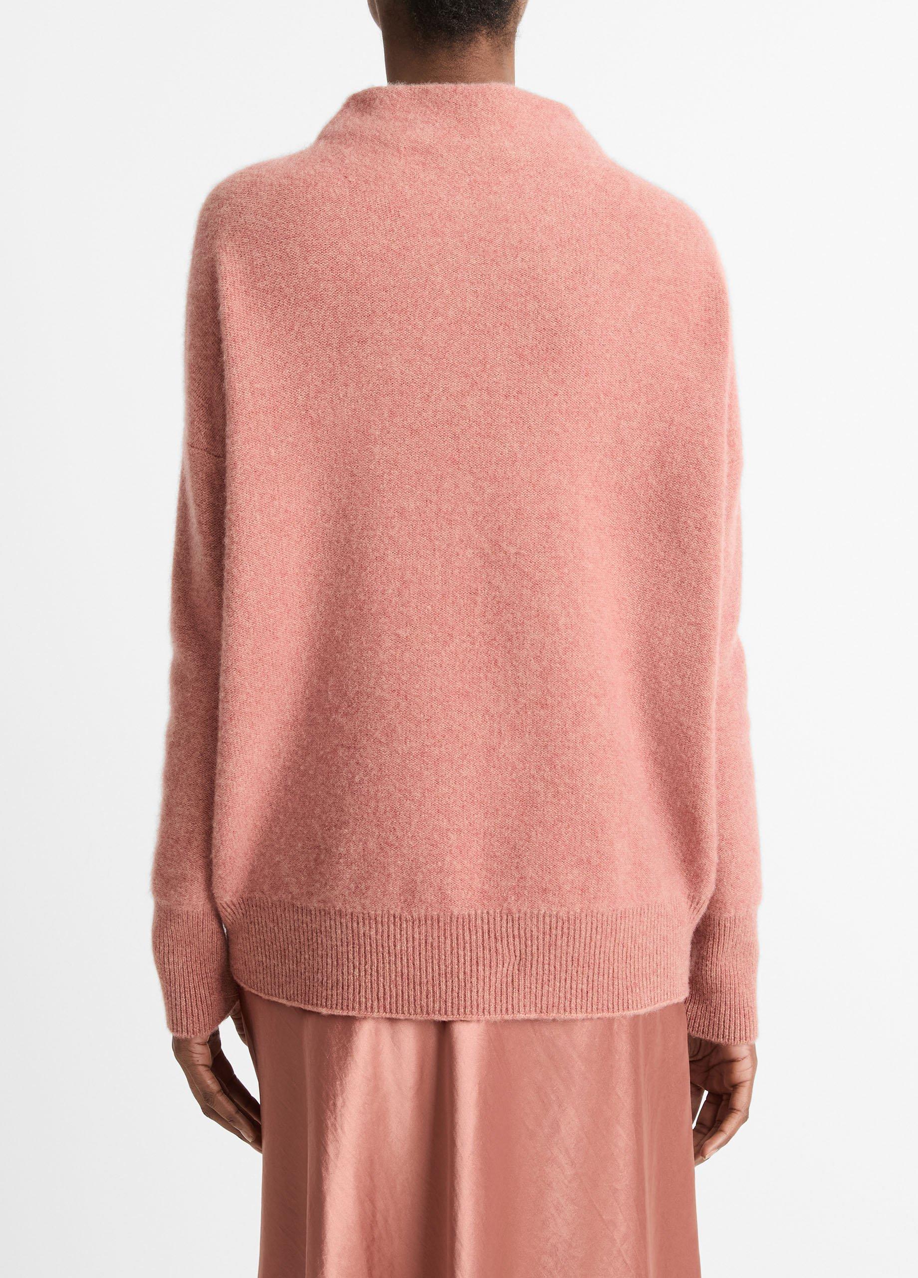 Plush Cashmere Funnel Neck Sweater Product Image