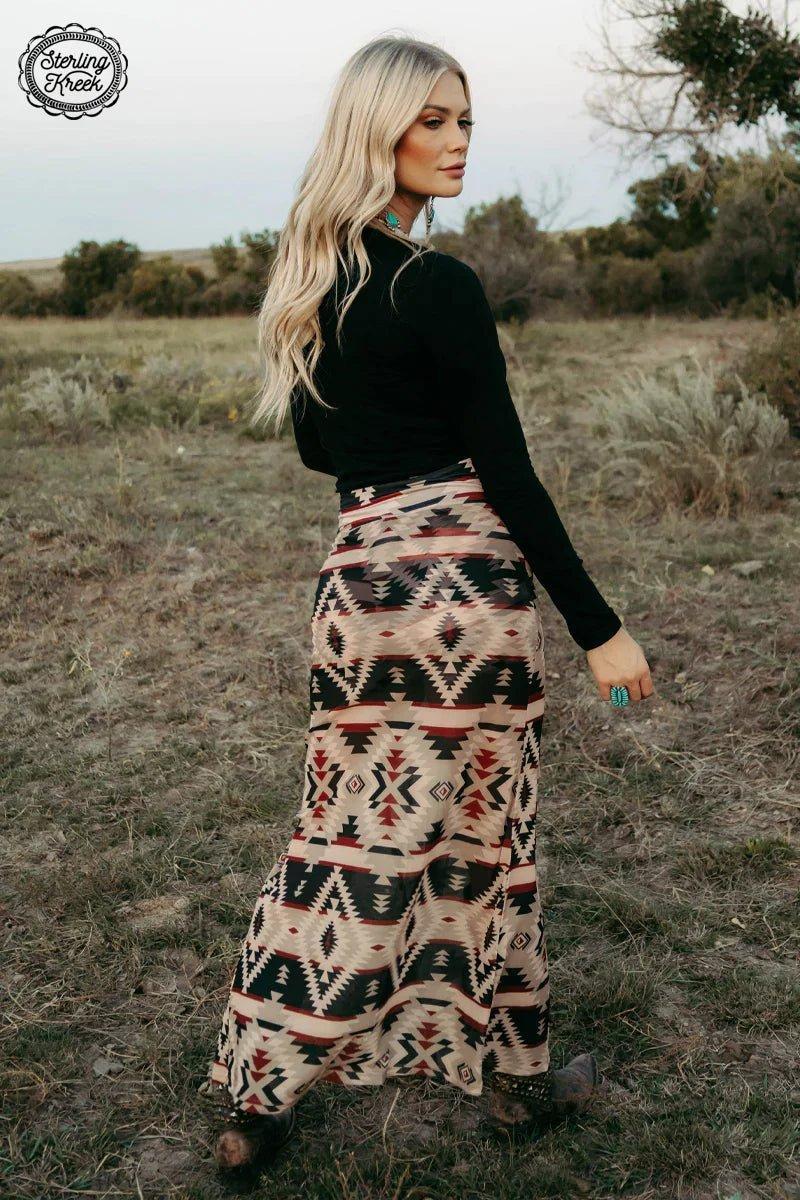 PLUS Santa Fe Slit Skirt Product Image