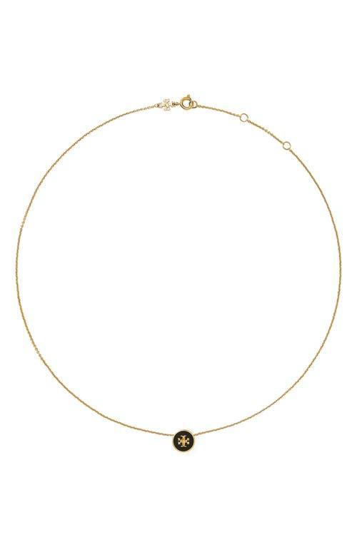 Tory Burch Kira Enamel Pendant Necklace Product Image