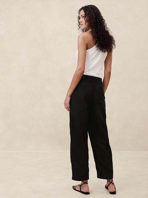 Mya Cotton-Linen Cargo Pant Product Image