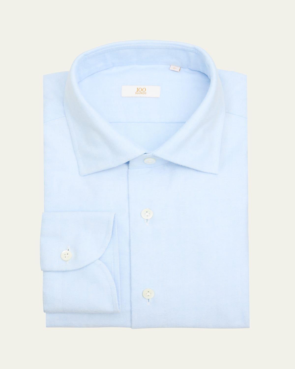 Mens Cotton Oxford Dress Shirt Product Image