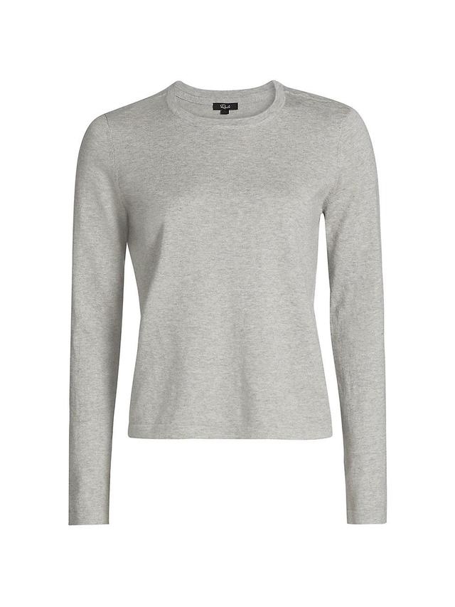 Womens Cotton-Cashmere Long-Sleeve T-Shirt Product Image