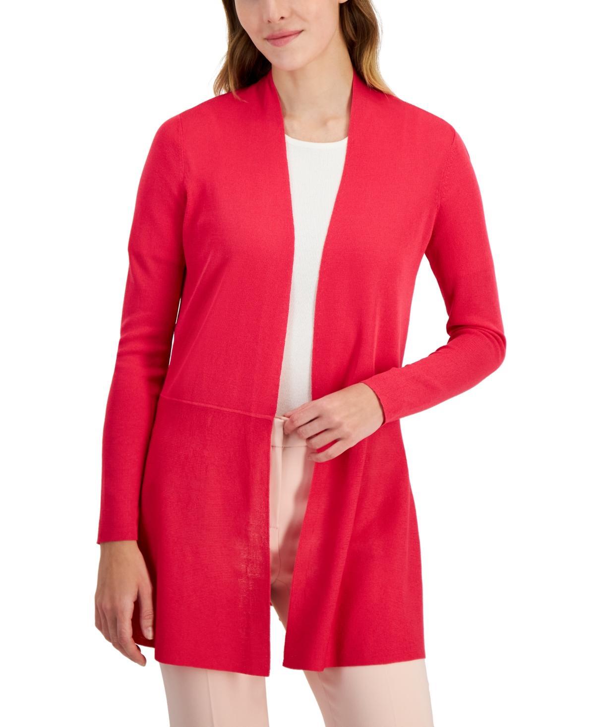 Anne Klein Monterey Open-Front Longline Cardigan Product Image