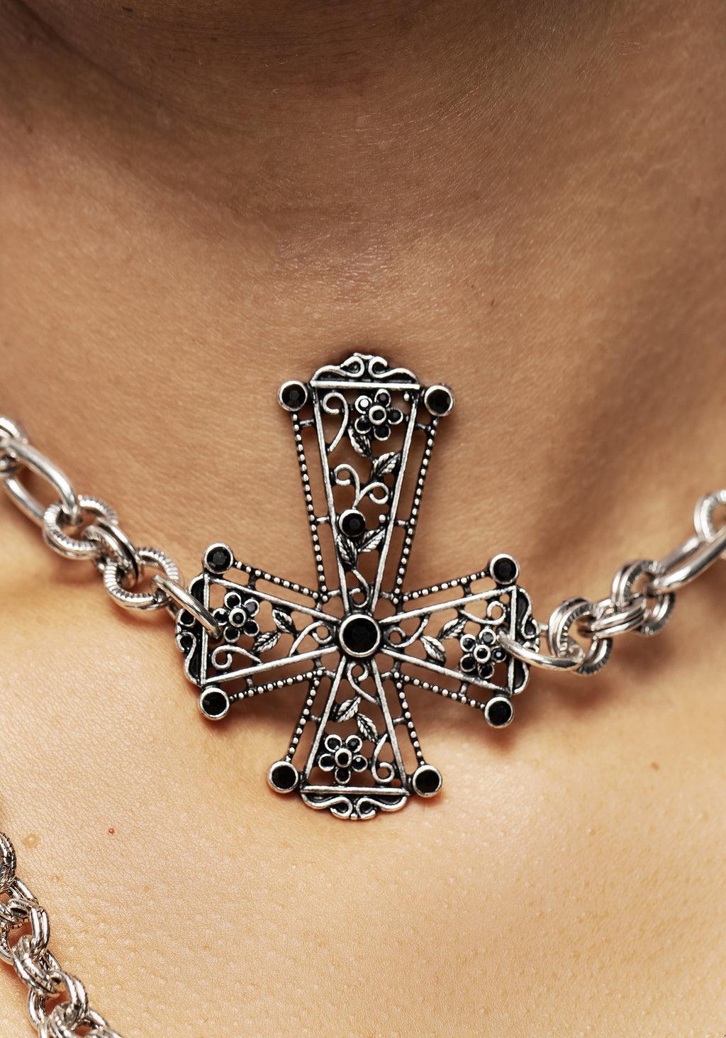 Crux Layered Chain Necklace Product Image